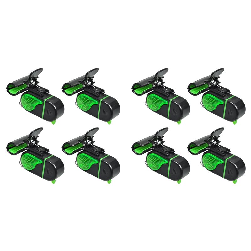 Fish Alarm - Сигнализаторы поклевки A06F-8PCS с LED-подсветкой -