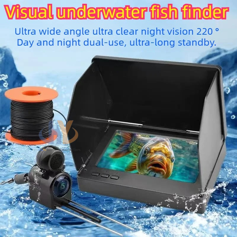 Fishing Depth Finder - Подводная камера для рыбалки с дисплеем,