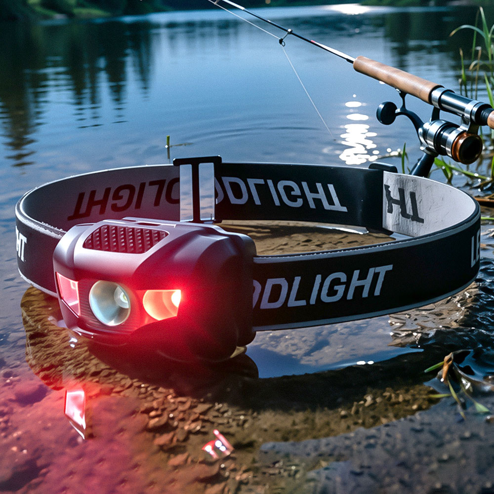 Fish Finder Battery - Новейший рыболовный налобный фонарь с 4
