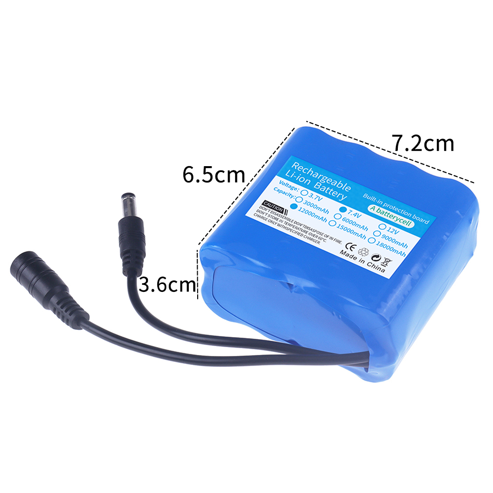 2S4P 18650 литиевая батарея 7, – обзор и цена Fish Finder Battery